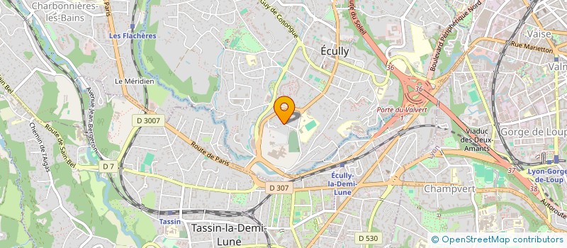 localisation de l'entreprise TRANSPARENCY RIGHTS MANAGEMENT  ECULLY