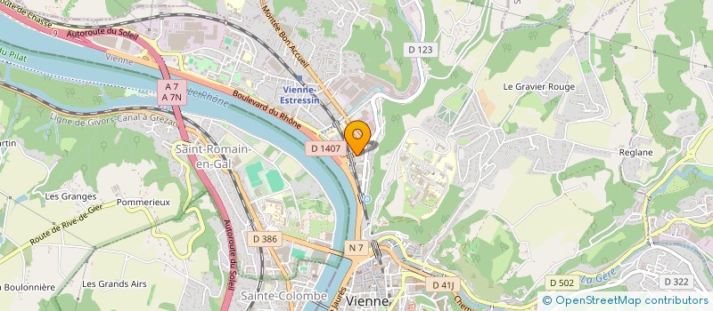 localisation de l'entreprise TRANSPARENT PAPER LIMITED FRANCE à VIENNE