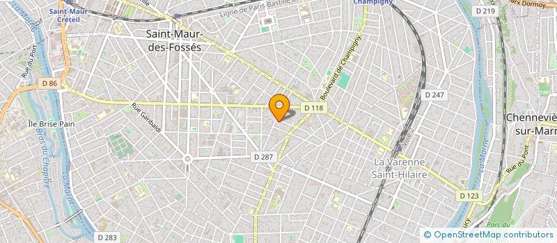 localisation de l'entreprise TRANSPAT à SAINT-MAUR-DES-FOSSES