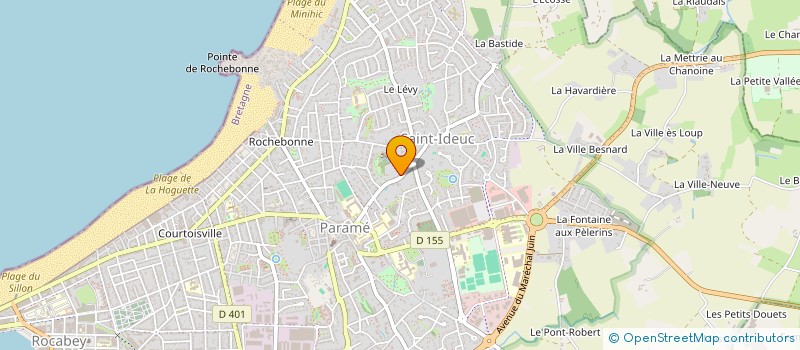localisation de l'entreprise TRANSPATRIMOINE à SAINT-MALO