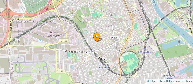 localisation de l'entreprise TRANSPEED à ORLY