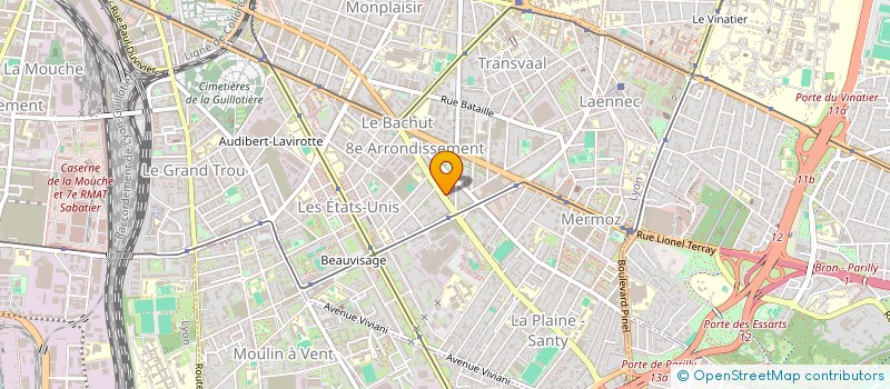 localisation de l'entreprise TRANSPEED  LYON