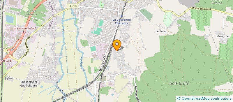 localisation de l'entreprise TRANSPEED FRANCE à LA COURONNE