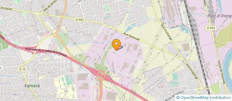 localisation de l'entreprise TRANSPELOR à FLORANGE