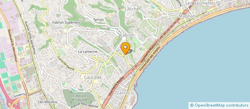 localisation de l'entreprise TRANSPERFECT à NICE