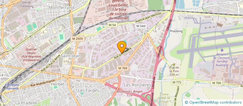 localisation de l'entreprise TRANSPHARMA INTERNATIONAL TRUCK SOLUTIONS  CLERMONT-FERRAND