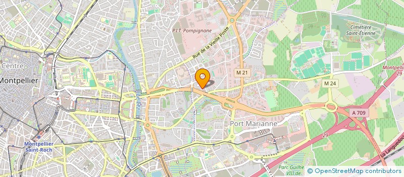 localisation de l'entreprise TRANSPHILNA BARON à MONTPELLIER