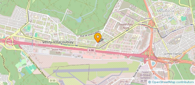 localisation de l'entreprise TRANSPIANO à VELIZY-VILLACOUBLAY
