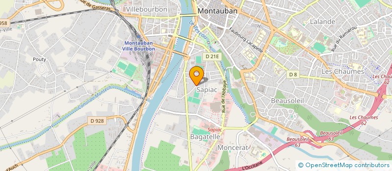 localisation de l'entreprise TRANSPLAK à MONTAUBAN