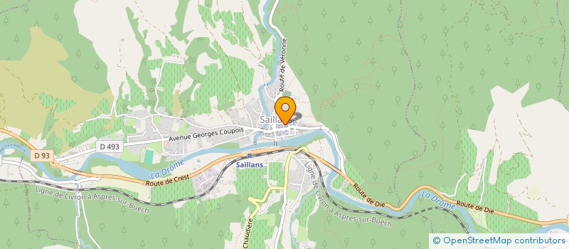 localisation de l'entreprise TRANSPLANTES à SAILLANS