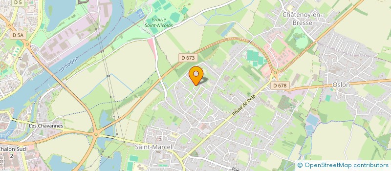 localisation de l'entreprise TRANSPO ART SAS  SAINT-MARCEL