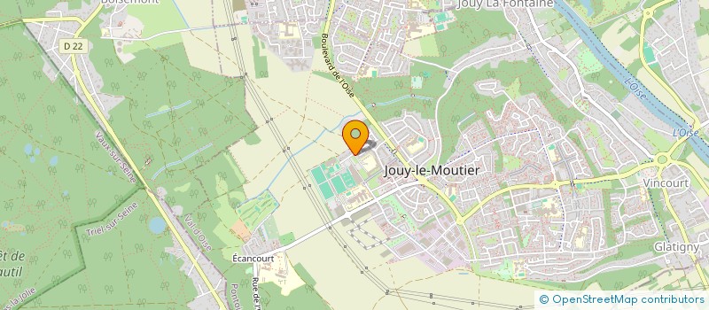 localisation de l'entreprise TRANSPOPHIL  JOUY-LE-MOUTIER