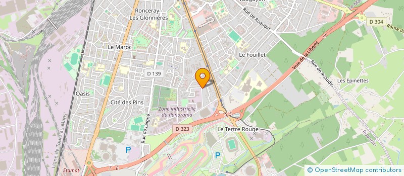 localisation de l'entreprise TRANSPOPOW  LE MANS