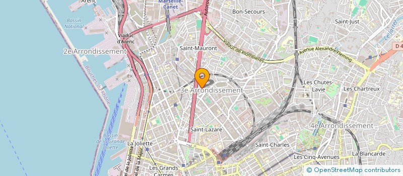 localisation de l'entreprise TRANSPORT 1ERE CLASSE à MARSEILLE