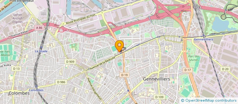 localisation de l'entreprise TRANSPORT 88  ASNIERES-SUR-SEINE