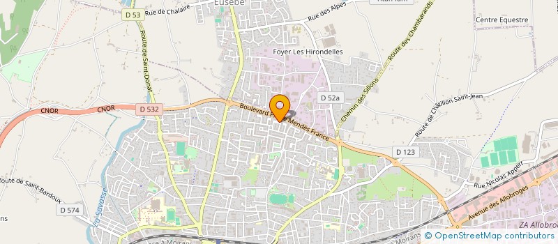 localisation de l'entreprise TRANSPORT ACTIVITY  ROMANS-SUR-ISERE