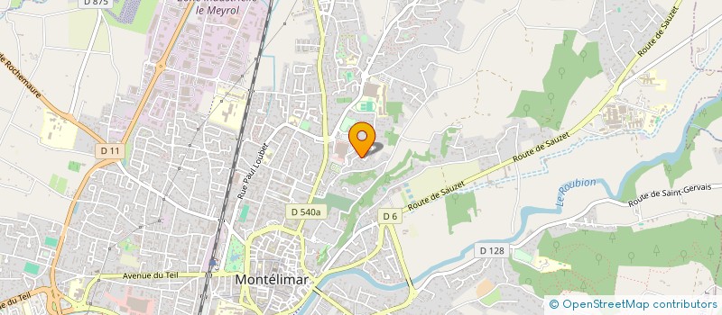 localisation de l'entreprise TRANSPORT ADDA  MONTELIMAR