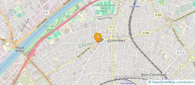 localisation de l'entreprise TRANSPORT AITALLA à COLOMBES
