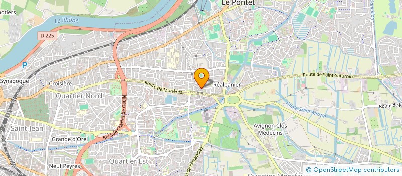 localisation de l'entreprise TRANSPORT AKAOUCH  LE PONTET