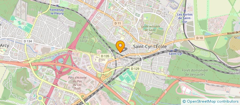 localisation de l'entreprise TRANSPORT ALAIN NOEL ET CIE à SAINT-CYR-L'ECOLE