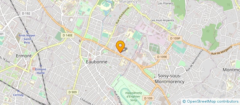 localisation de l'entreprise TRANSPORT ALBERT à EAUBONNE