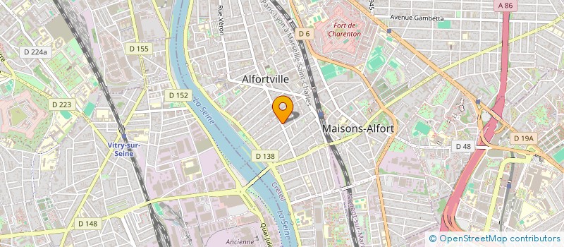 localisation de l'entreprise TRANSPORT ALFA à ALFORTVILLE