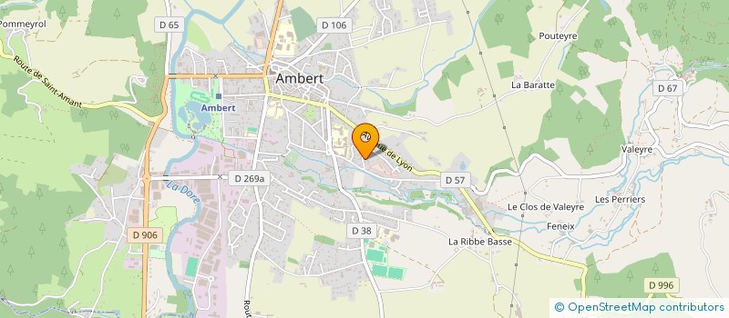 localisation de l'entreprise TRANSPORT AMBERTOIS à AMBERT