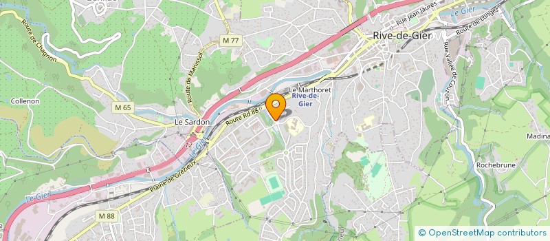 localisation de l'entreprise TRANSPORT AMEUBLEMENT  RIVE-DE-GIER