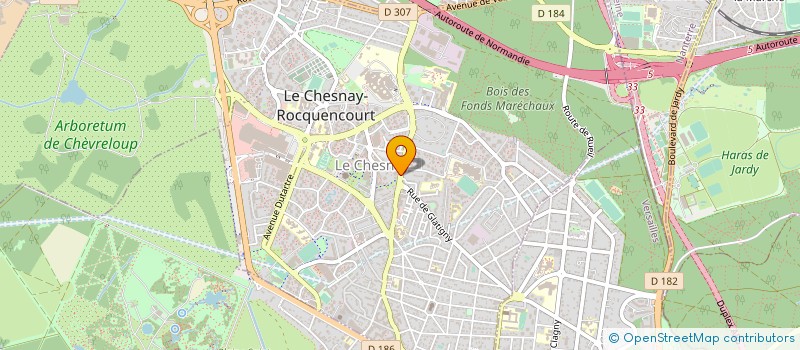 localisation de l'entreprise TRANSPORT APPEL RADIO DES YVELINES-TARDY à LE CHESNAY-ROCQUENCOURT