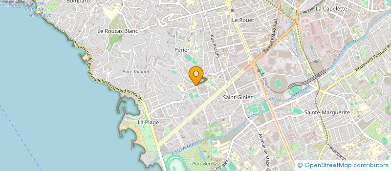 localisation de l'entreprise TRANSPORT ASSISTANCE HANDICAPES  MARSEILLE