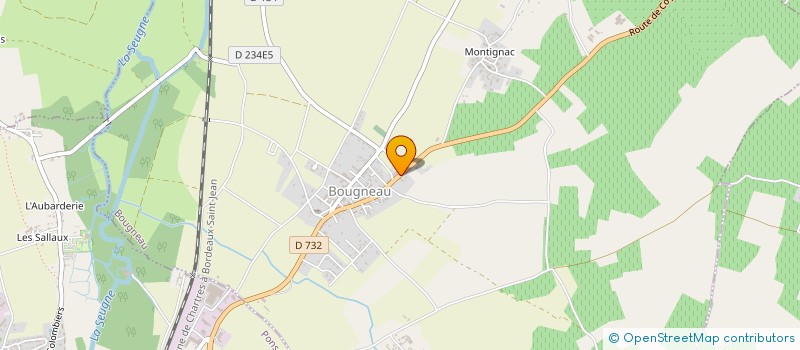 localisation de l'entreprise TRANSPORT AUTOMOBILE PONTOIS  BOUGNEAU