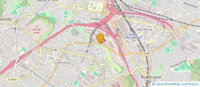 localisation de l'entreprise TRANSPORT AVENIR à ROSNY-SOUS-BOIS