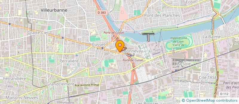 localisation de l'entreprise TRANSPORT AZ69  VILLEURBANNE