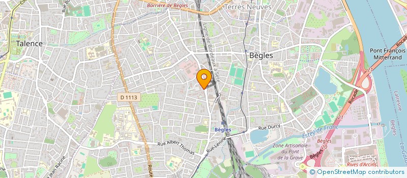 localisation de l'entreprise TRANSPORT BA AQUITAINE à CESTAS