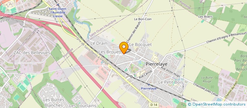 localisation de l'entreprise TRANSPORT BABA ET FILS  PIERRELAYE