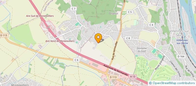 localisation de l'entreprise TRANSPORT BACHELET  ORGEVAL