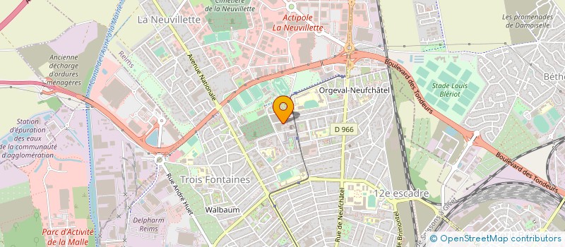 localisation de l'entreprise TRANSPORT BAGHDADI EXPRESS SERVICES à REIMS