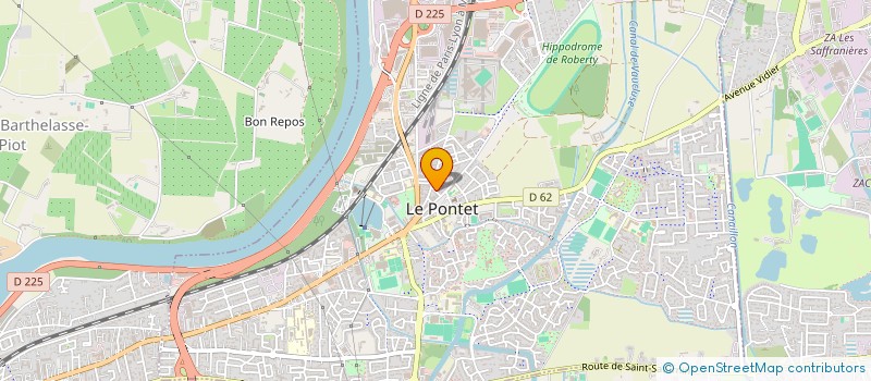 localisation de l'entreprise TRANSPORT BALEINETRANS à LE PONTET