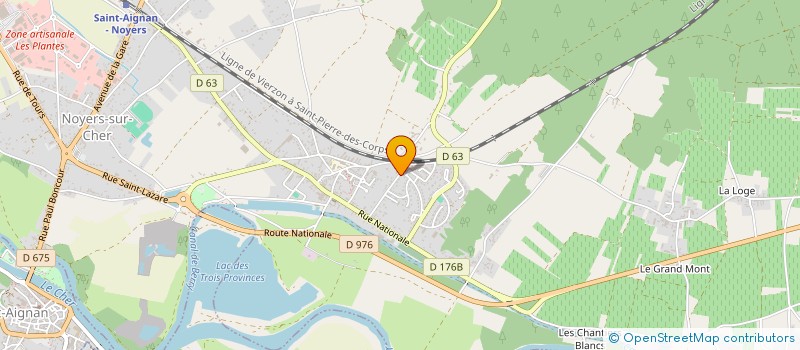 localisation de l'entreprise TRANSPORT BARTHELOT  NOYERS-SUR-CHER