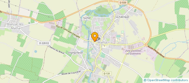 localisation de l'entreprise TRANSPORT BAUDRY à LA BROUSSE