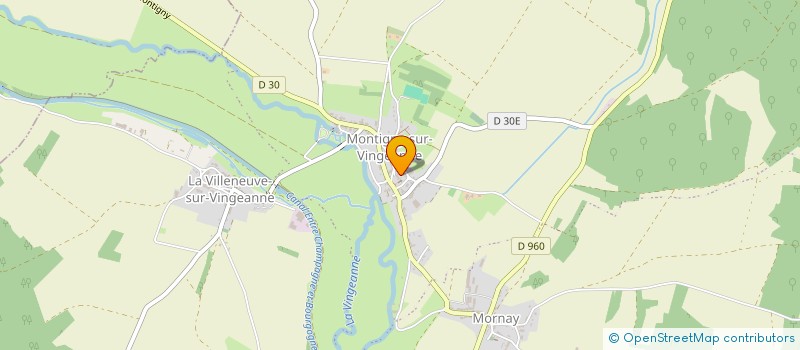 localisation de l'entreprise TRANSPORT BAULARD à MONTIGNY-MORNAY-VILLENEUVE-SUR-VINGEANNE