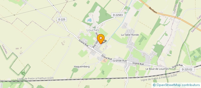 localisation de l'entreprise TRANSPORT BERTRAND DAVIES  LOUCHES