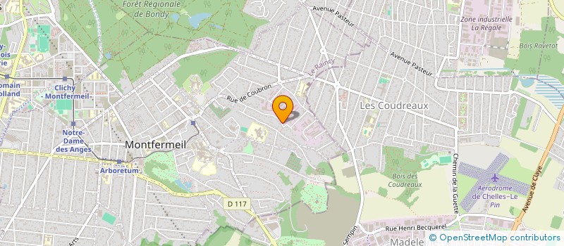 localisation de l'entreprise TRANSPORT BG  MONTFERMEIL