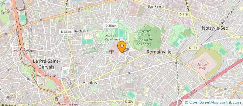 localisation de l'entreprise TRANSPORT BH  AULNAY-SOUS-BOIS