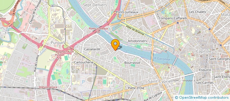 localisation de l'entreprise TRANSPORT BORGHI à TOULOUSE