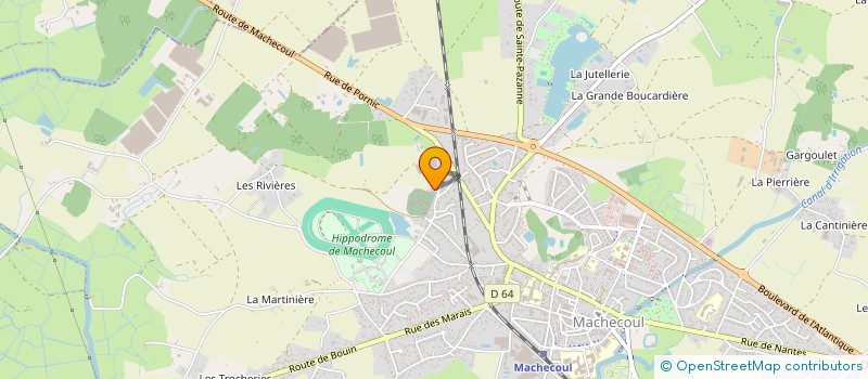 localisation de l'entreprise TRANSPORT BOUCARD  MACHECOUL-SAINT-MEME