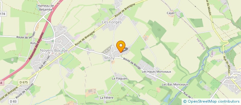 localisation de l'entreprise TRANSPORT BRIAULT à VAL D'ARRY