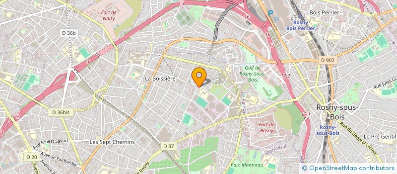 localisation de l'entreprise TRANSPORT BRUNACHE & PAUL à MONTREUIL