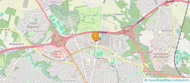 localisation de l'entreprise TRANSPORT BS à NANTES