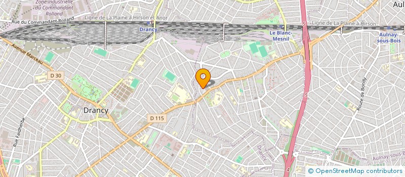 localisation de l'entreprise TRANSPORT BTH AULNAY à LE BLANC-MESNIL